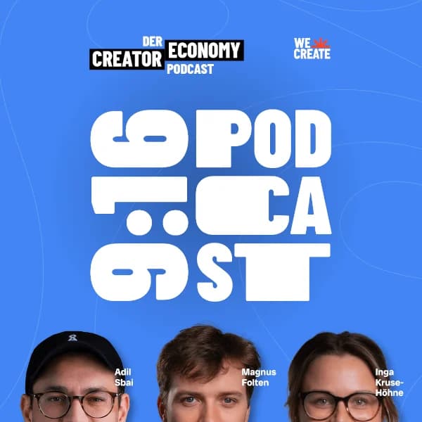 9:16 Podcast cover with the hosts Adil Sbai, Magnus Folten and Inga Kruse-Höhne