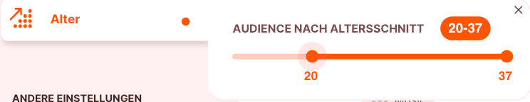 Influencer Suche - Audience Alter